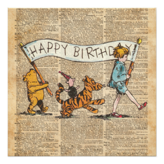 happy birthday vintage